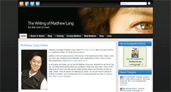 Desktop Screenshot of matthew-lang.com